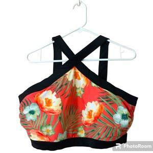 Swim by Cacique Bikini Top Bandeau Athletic Plus Size 20